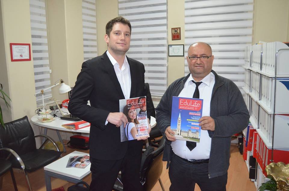 Culture Works yetkilisi Syn. michal malecka ofisimizi ziyaret etti , Edulife dergisini çok beğendi